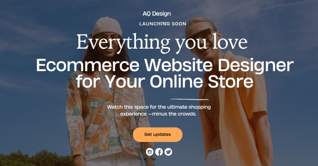 ecommerce website designer
